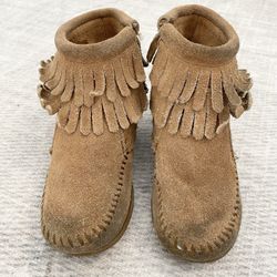 Minnetonka Double Fringe Kids Boots 