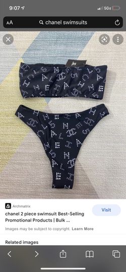 2 piece Chanel bathing suit