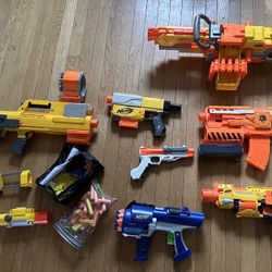 Nerf Gun Lot- Deploy, Barricade, Vulcan, Recon, Demolisher, Maverick And More!!