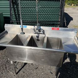 Commercial Stainless Sink 