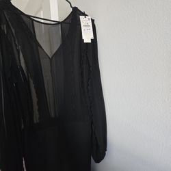 Zara New Dress With Tags Size L