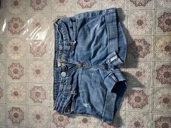 Women's Light Wash Denim Jean Shorts