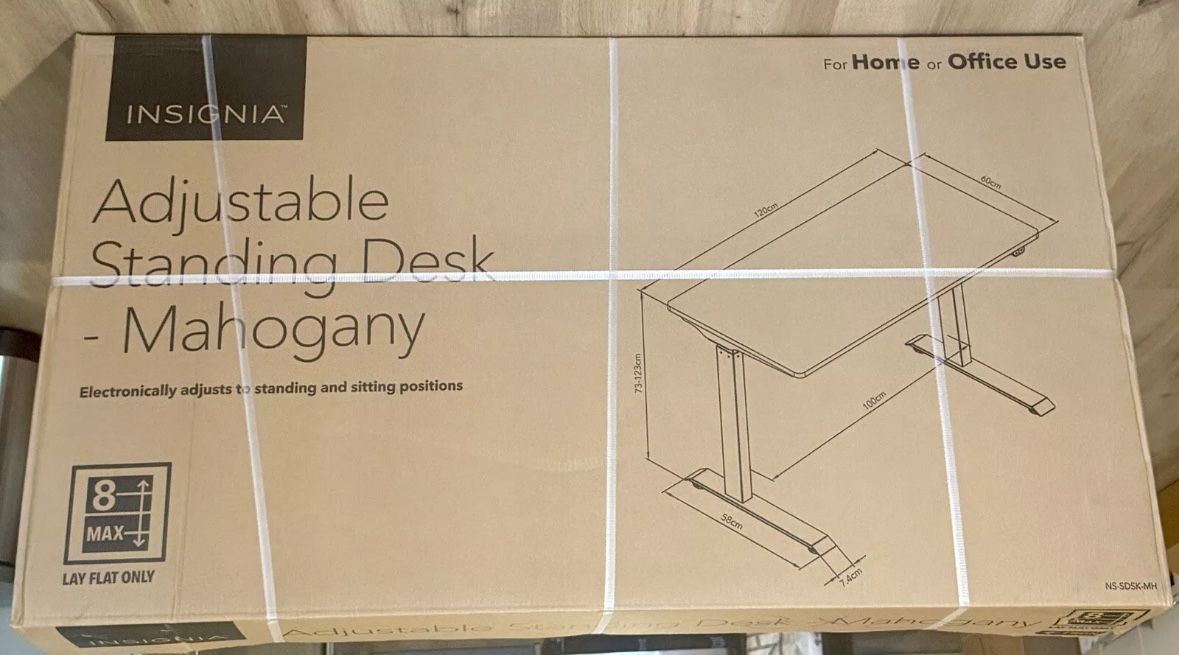 Insignia - Adjustable Standing Desk with Electronic Control - 47.2" - BRAND NEW & SEALED