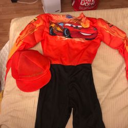 Boys Halloween Costume - Lightning McQueen size 4-6