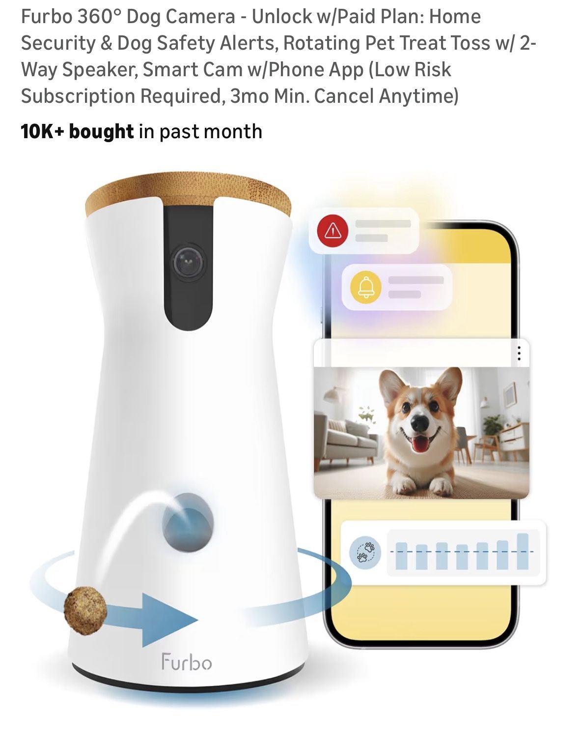 Dog camera 360 degrees