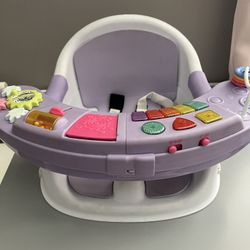 Infantino Music & Lights 3-in-1 Discovery Seat and Booster, 4-48 Months Unisex, Lavender