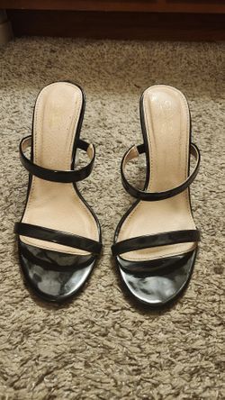 black open toe heel, Black heels, black high heels, black heels, Crystal Heels, Clear Heels