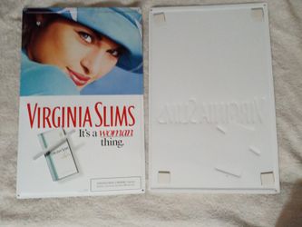 Virginia Slims Medal Sign.