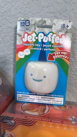 Jet puffed squishy