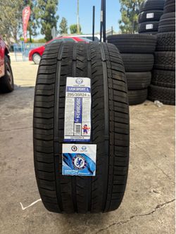 295/35R24 Lion Sport (4) new tires installation and balance 40,000 miles warranty and