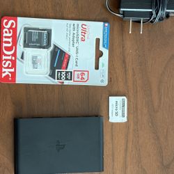 PlayStation TV (PS Vita TV) – 64GB SD Card + SD2Vita + Cables