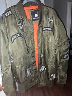 American stitch bomber jacket