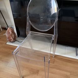 Stylish Clear Chair (originally $400)