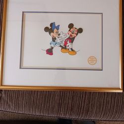 Serigraph Art, Artist Work Mickey Minnie