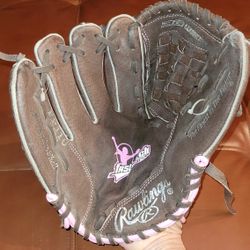 Women's 11" Fastball Leather Baseball Glove Mitt LHT Left Hand Throw Excellent Condition PRICE Is Firm Cash Only 