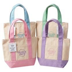 Trader Joe’s Pastel Mini Tote Bags