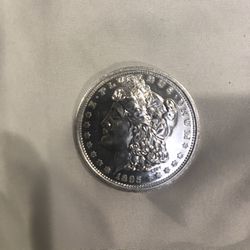 Reproduction of Morgan Silver Dollar 1895