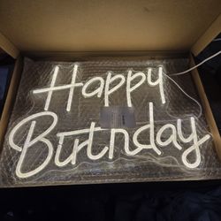 HAPPY BIRTHDAY NEON LIGHT 