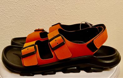 Brand New Orange Birkenstock Mogami Terra Sandals/ Flip Flops