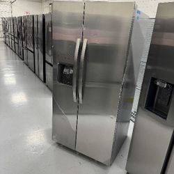 Refrigerator NEW Stainless Steel Side by Side Water Ice more