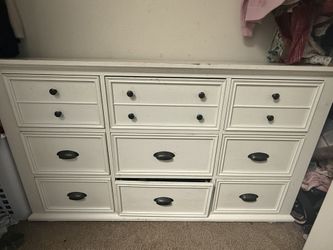 Large White Dresser