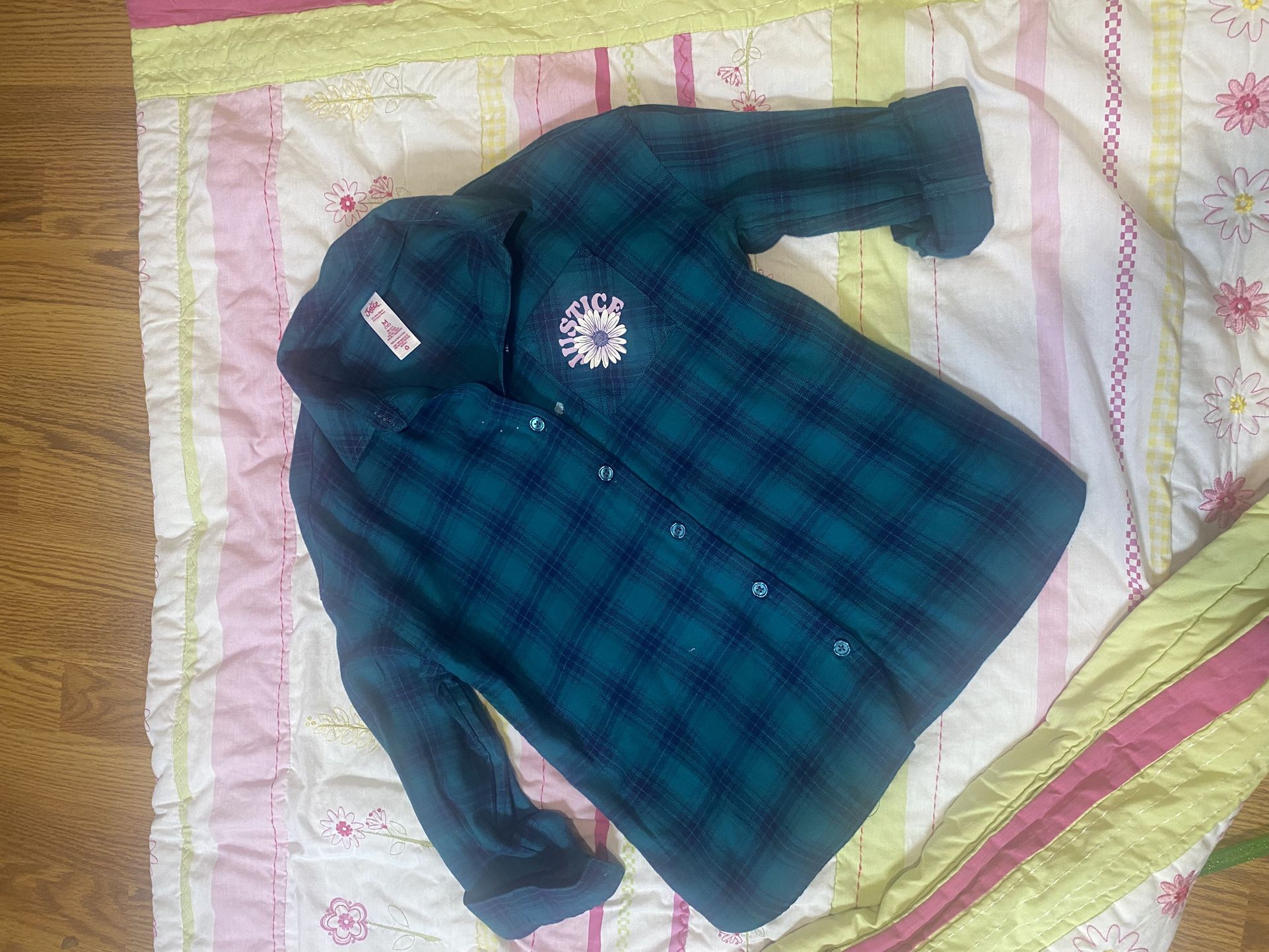 Justice shirt size 10