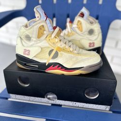 Jordan 5 Off-White Sail 