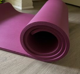 yoga mat for $15.