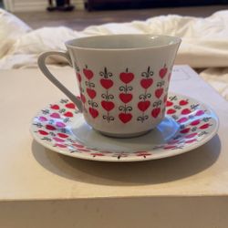 Relpo Hearts Cup & Saucer Set 