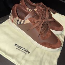 Burberry Cowhide Cotton Shoes 