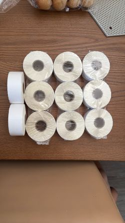 11 Rolls Thermal Mini Printer Labels - White Paper, 1 1⁄8 x 3 1⁄2"