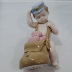 Lladro Love Letters Cupid Figurine - Porcelain Little Angel (Cash)