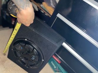 Buggah bump hawd! 8” planet audio in sub box