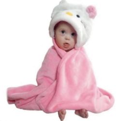 Hello Kitty Hooded Blanket