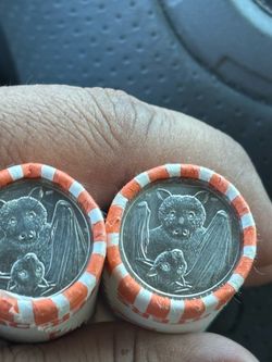 Bat quarters uncirculated $10 rolls