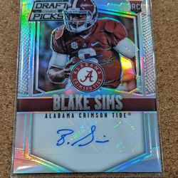 2015 Prizm Draft Picks Blake Sims Rookie Auto