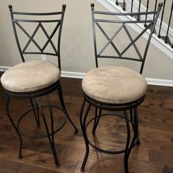 Bar Stools With Metal Frame And Swivel 