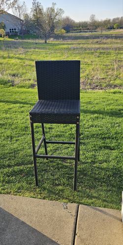 Wicker Bar Stool