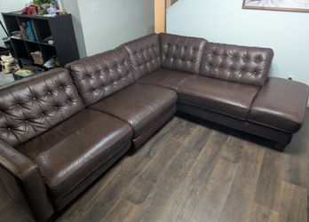 Leather Sectional Couch