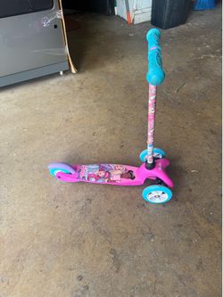 Barbie girl’s scooter