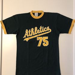 Majestic Oakland A’s Barry Zito #75 Tee Jersey — Size Medium