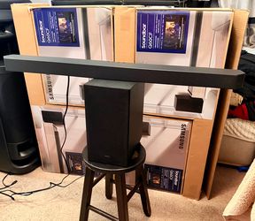 Samsung (Q-Series) Home Theater Smart Soundbar System w/ Wireless Subwoofer, Surround Sound