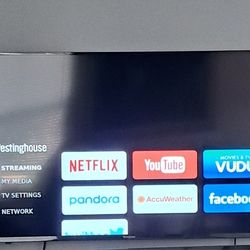 Westinghouse 50 Inch Smart TV, 4K UHD LED TV W/Remote Control
