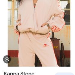 Kappa Stone Printed Panel Oversized  with this Kappa jacket. This tracksuit jacket is a must-have  size UK 12 $ 25
