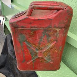 Vintage  US army  gas tank
