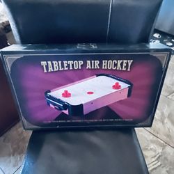 Table top air hockey 