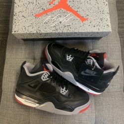 Jordan 4 Bred Reimagined - Size 6y 
