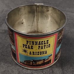 Vintage Original Tin Cup From Pinnacle Peak Patio In Phoenix, AZ