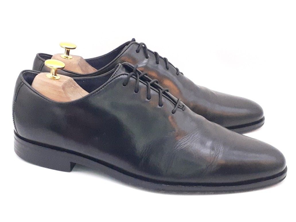 Cole Haan Grand OS Men's Oxford Black Leather Dress Shoes Blucher Size US 11.5 M