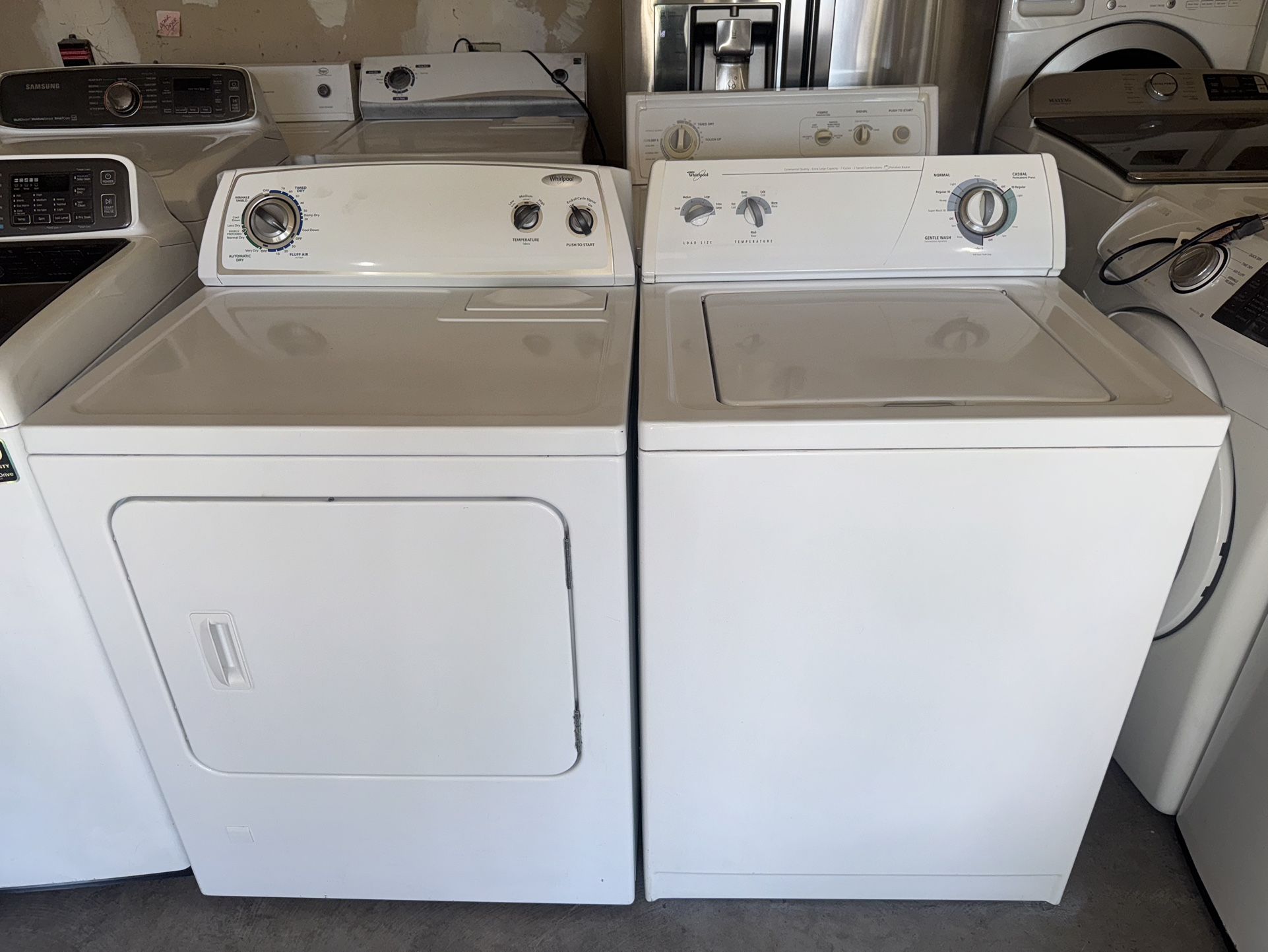 Whirlpool Washer And Gas Dryer 3 Month Warranty We Deliver